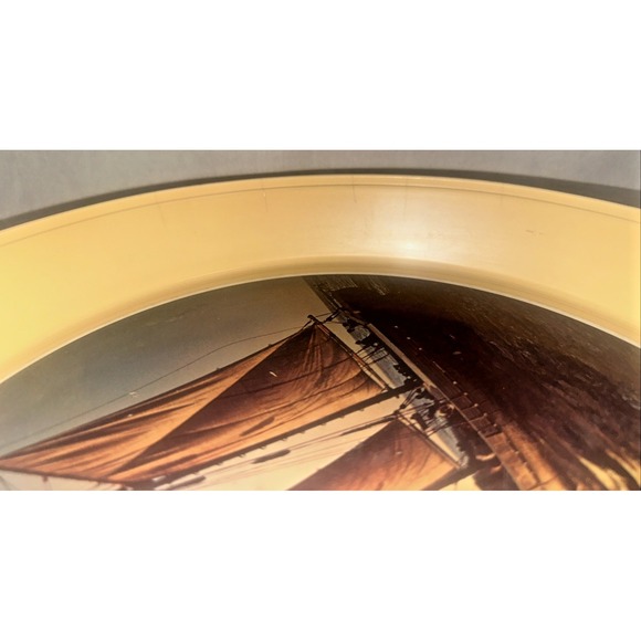 Vintage Schlitz Beer Serving Trays Schooner Sailboat 13" Bar Advertising - Picture 11 of 16